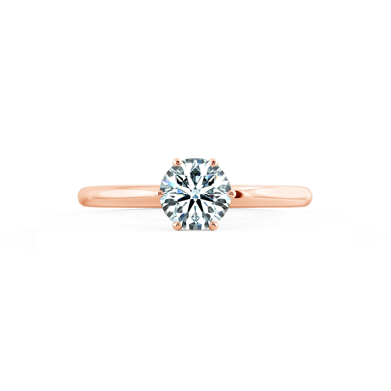 Four Prongs Solitaire Classic Engagement Ring NCH1101 2